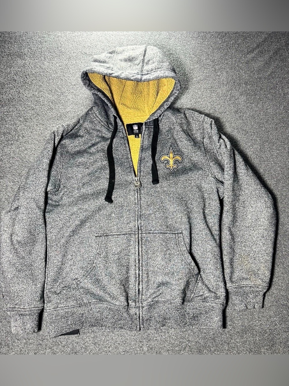 New Orleans Saints NFL Pro Line Sherpa Lined Full-Zip Hoodie Women’s Small